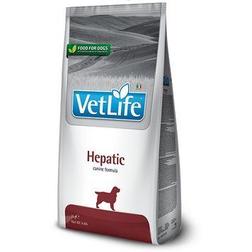 Сухий корм Vet Life Hepatic для собак при хронічній печінковій недостатності 2 кг LP LP160378 фото