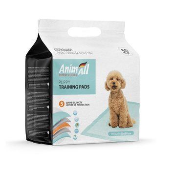 Пелюшки AnimAll Puppy Training Pads для собак і цуценят 60 х 90 см 50 шт LP LP170424 фото