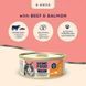Консервований корм Home Food для дорослих кішок з яловичиною і лососем в желе (85г) 4820290091948 фото 2