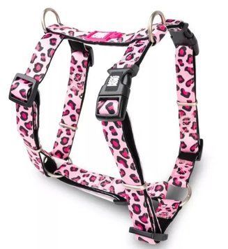 Шлея для собак рожевий леопард- H-Harness - Leopard Pink S 120014 фото