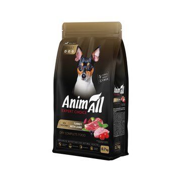 Сухий корм Animall Анімалл для дорослих собак малих порід зі свіжою індичкою та ягням 0.7 кг LP LP178615 фото
