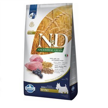 Сухий корм Farmina N&D низькозерновий для собак дрібних порід ягня з чорницею 7 кг LP LP156391 фото