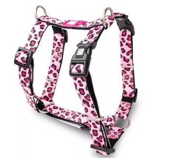 Шлея рожевий леопард H-Harness - Leopard Pink/M 120013 фото
